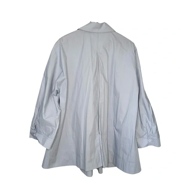 CO Rolled Tab Long Sleeve Oversied Button Down Shirt Blouse Top Size Medium - Picture 4 of 9